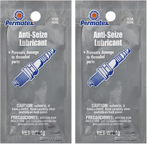 Permatex 09975 Counterman's Choice Anti-Seize Lubricant, 4g Pouch (Pack of 2) - size: Pack of 2