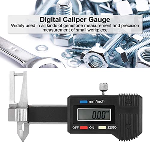 Electronic Digital Caliper, 1.5V Stainless Steel Micro Electronic Digital Display Triple Use Ruler Thickness Measuring Caliper 0~25mm Measuring Range, 0.03mm Accuracy