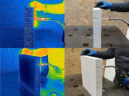 Ceramic Fiber Board Insulation, 2300F-Rated, 36" x 24" x 1 1/2", Pack of 1, for Boiler, Stove, Forge, Kiln, Baffle Board, 1062 - size: 1-1/2" x 36" x 24"