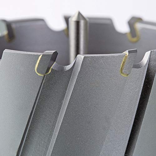 CS Unitec 9-1-840 C 1-1/4" x 8" TCT Hornet Tungsten Carbide-Tipped Annular Cutters 1-1/4 Inchesinches Cutting Diameter Tungsten Carbide Coating Cut Cutting Angle 8" Flute - size: 1-1/4" Dia., style: 8" Depth of Cut