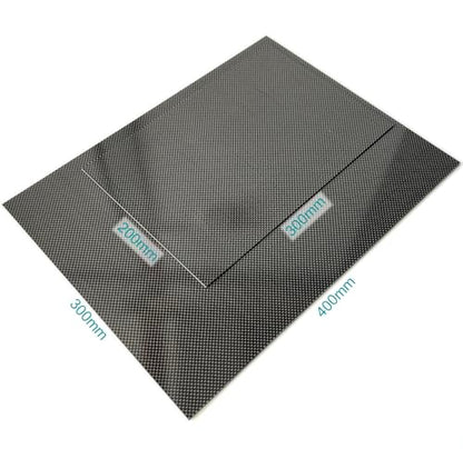 Carbon Fiber Sheet Plain Glossy Finish 200x300x5.0MM,3K Carbon Fiber Panel Plate - size: 200x300x5.0mm, style: Plain Glossy Finish