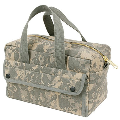 Rothco Mechanics Tool Bag with Brass Zipper - color: ACU Digital Camo