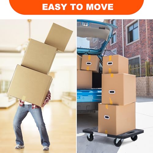 MaxWorks 80854 Furniture Movers Dolly With Wheels - 200 lb. Capacity - size: Standard