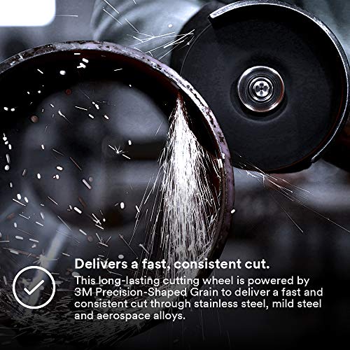 3M Silver Cut-Off Wheel, 87466, 36+, T27, 4.5 in x 0.045 in x 7/8 in - size: 4.5 in x .045 in x 7/8 in, style: T27