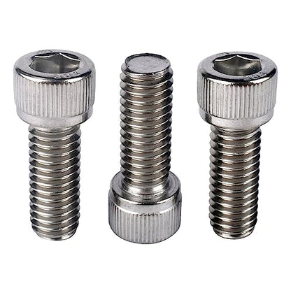 3/8-16 x 1 Allen Hex Socket Head Screw Bolt, 304 Stainless Steel 18-8, UNC Machine Full Thread, Pack of 10 - size: 3/8-16 x 1" (10 PCS)