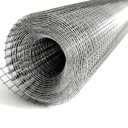304 Stainless Steel Welded Wire Mesh 1/4 Inch Hole Completely Welded 4 mesh - size: 12" X 118",1ROLL