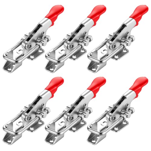 6 Pcs Heavy Duty Toggle Latch Clamp Locking for Door, Lid, Trailer