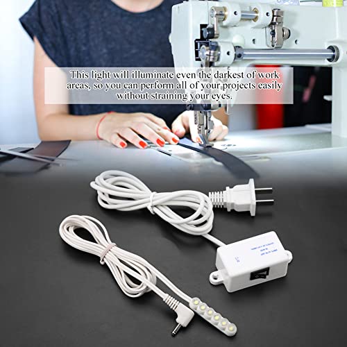 Moofey Sewing Machine Light, Sewing LED Light with Magnetic Mounting Base, Stitch Lamp for Home, Nail Beauty, School, Lathes, Workbenches