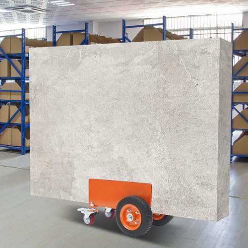 Heavy Duty Panel Cart W/8 Inch Pneumatic Wheels, Alloy Steel Drywall Dolly