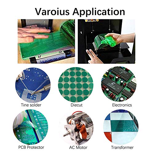 3-Pack Green Polyester Hi-Temp Masking Tape Multi-Sized Value Bundle;1/2 inches,1 inches & 2 inches PET Tape with Silicone Adhesive,Ideal for Painting,Powder Coating,Anodizing,Circuit Boards - size: 3 Roll X 1/2 inches+1 inches+2 inches