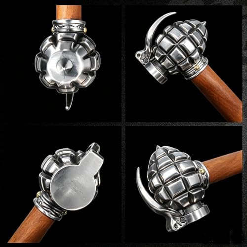 Fist Hammer Tool 1.43 Lbs Stainless Steel & Iron with Solid Wooden Handle - style: Ball peen
