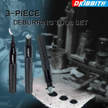 DKIBBITH 13-Piece Deburring Tool Set with 2 Countersinks & 11 Blades - Works on Metal, Resin, PVC, Copper, Plastic,3D Printed Edges - Plumbing & 3D Printing Burr Removal Reamer Tool. - style: 13 Piece Deburring Tool
