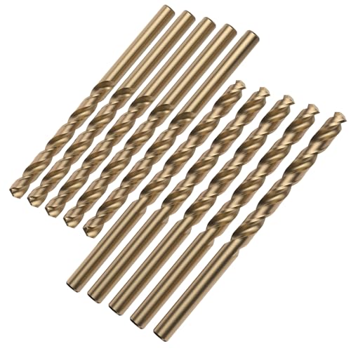 LU&MN M35 Cobalt HSS Jobber Length Twist Drill Bit, 15/64", 10 PCS - size: 15/64"