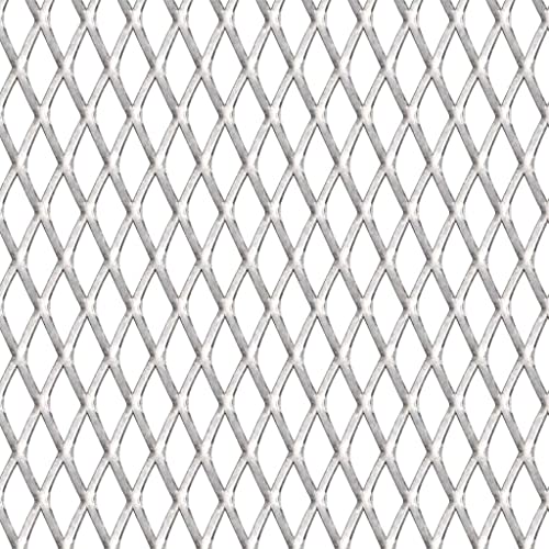 vidaXL Garden Wire Fence Stainless Steel 39.4"x33.5" 1.8"x0.8"x0.2 - size: 39.4" x 33.5"