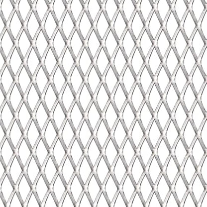 vidaXL Garden Wire Fence Stainless Steel 39.4"x33.5" 1.8"x0.8"x0.2 - size: 39.4" x 33.5"