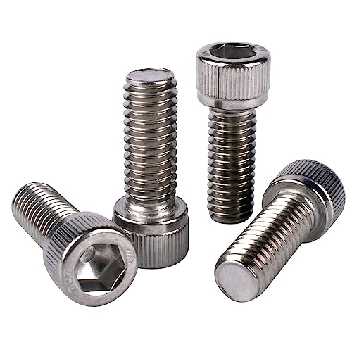 5/16-18 x 1-1/2" Allen Hex Socket Head Screw Bolt, 304 Stainless Steel 18-8, UNC Machine Full Thread, Pack of 15 - size: 5/16-18 x 1-1/2" (15 PCS)