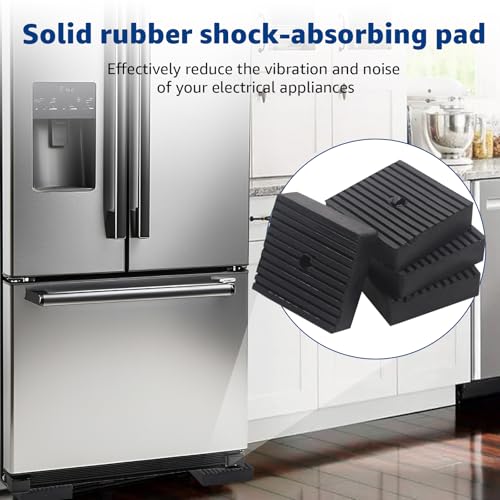 4pcs Solid Shock Pad Solid Rubber Anti-Vibration Isolation Pads
