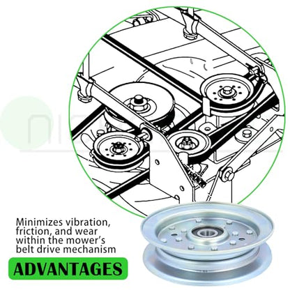 126-9187 Pulley for Toro Z Master 48" eXmark Lazer Z 52" 48" Deck - color: A25 1xToro 116-4665