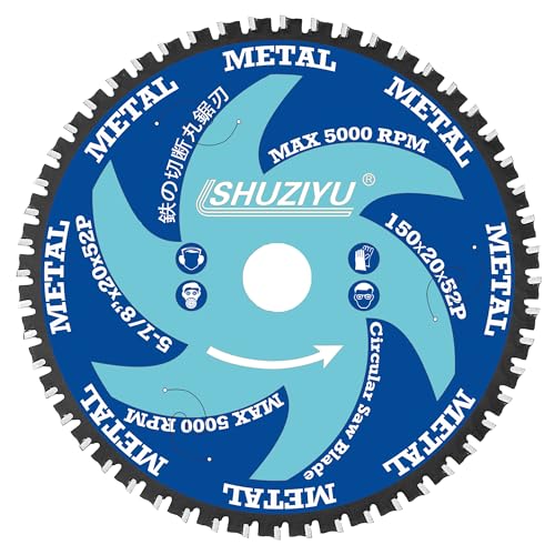 Metal Cutting Circular Saw Blade 5-7/8”(150mm)-52T. - size: 5-7/8"(150mm) 52T