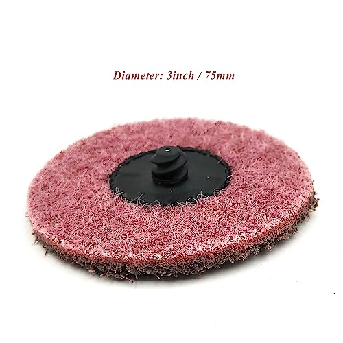 3 Inch Surface Conditioning Discs, 25 Pcs Medium Sanding Discs, Type-R Quick Change and Heat Dissipation, Quick Change Sanding Discs, Disc Pad Medium Grit for Fine polishing - style: Style 4