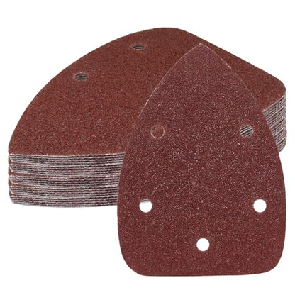 40 Grit Mouse Sander Sandpaper, 5 Hole, Pack of 25
