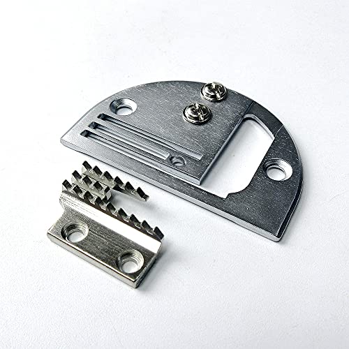 Heavy Material Binding Needle Plate+Feeder for JUKI DDL-555 8700 Brother Singer