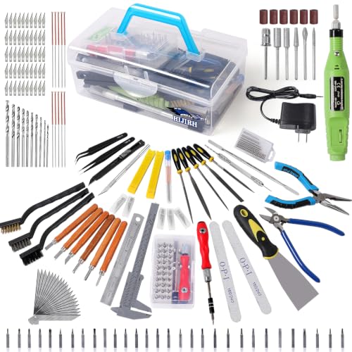 HIJIRH 165PCS 3D Model Kit Tools,Gundam Model Tool,Hobby Building Tool Kit