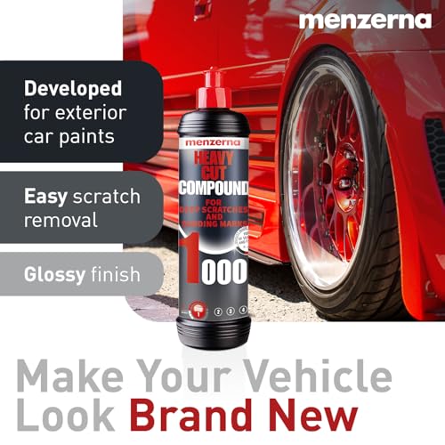 menzerna Deep Scratch Remover Kit I Car polishing Set I Heavy Cut 1000 - color: 16oz