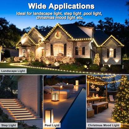 Vansdon 300W Low Voltage Landscape Transformer,2 Zone,120V AC to 12/14V AC