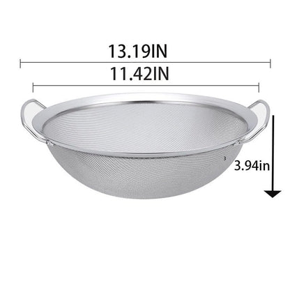 5-Gallon Paint Strainer Basket & Multipurpose Sifter - 13" Heavy Duty 60 Mesh Stainless Steel Bucket Screen for Airless Sprayers, Maple Syrup, Soil Sifting (Fits 1-5 Gallon Buckets)