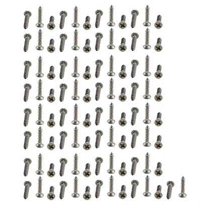 XunLiu M1X5mm 304 Stainless Steel Self-Tapping Screws 100 Pack - size: M1X5mm