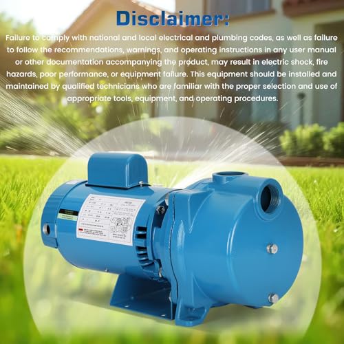 GT15 Self-Priming Single Phase Centrifugal Pump,1-1/2 HP,115/230V