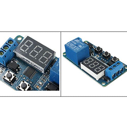 12V Timer Relay Digital Time Delay Control Module 0.1Sec to 999Min