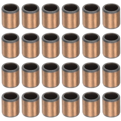 uxcell Sleeve Bearings 6mm Bore x 8mm OD x 10mm Length Plain Bearings Wrapped Oilless Bushings for Sliding Parts of Machinery, 20pcs - size: 6mm Bore x 8mm OD x 10mm Length