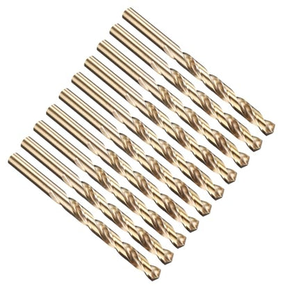 PATIKIL 11/32" Drill Bit M35 Cobalt 5% High-Speed Steel for Metal 10 Pack - size: 11/32"