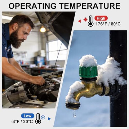 uxcell 2Pcs AS-430 Nitrile Rubber O-Rings 5-1/8" ID 5-5/8" OD 1/4" W - size: 5-1/8" ID 5-5/8" OD 1/4" Width