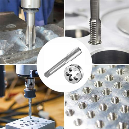 Metric Tap and Die Set M16 x 1.5mm HSS Machine Thread Tap and Alloy Steel Round Die Right Hand