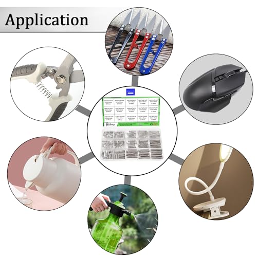 235PCS Springs Assortment Kit 304 Stainless Steel Compression Springs kit with 15 Different Sizes for Home Repairs & DIY - size: 235PCS (15 Sizes)