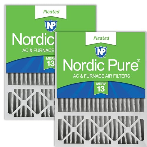 Nordic Pure 16x25x5 Honeywell/Lennox Replacement MERV 13 Air Filters 2 Pack - style: MERV 13