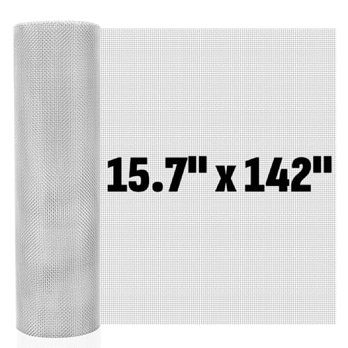 20 Mesh 304 Stainless Steel Mesh Screen, 15.7in x 142in Wire Screen Mesh - size: 15.7in x 142in(40x360cm), style: 20mesh x 0.3mm