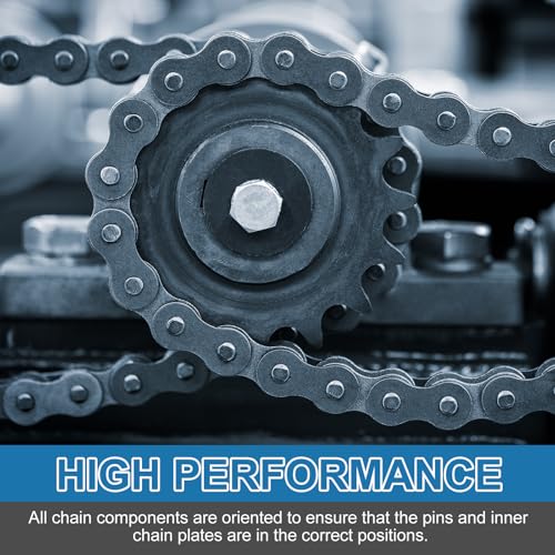 DTGN ANSI#41/ISO 085-1 Roller Chain with 1 Connecting Links 20Feet - size: 20Feet Chains with 1 Connecting Links