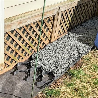 Geocell 2inch Tall Gravel Stabilizing Grid Panels 230sf per Panel - Made in USA - Paver and Flagstone Base, Patios, Walkways, Trails, Landscaping, Shed Foundations - 1885lbs per SF Strength
