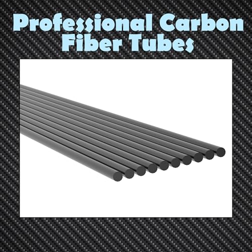 10Pcs Carbon Fiber Rod, 1.5mm x 400mm - size: 1.5mm x 400mm-10PC