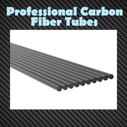 10Pcs Carbon Fiber Rod, 1.5mm x 400mm - size: 1.5mm x 400mm-10PC