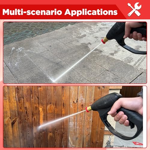 Pressure Washer Tips, 0° Red Nozzle 7 Pack for Cars/Driveways/Patios - color: Red