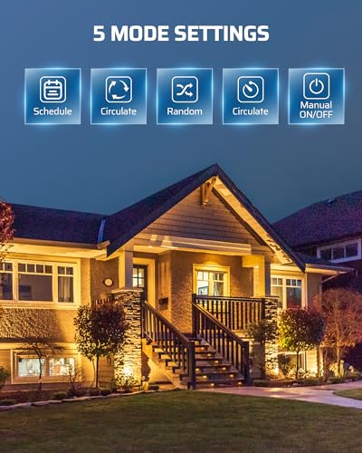DEWENWILS 300W Wi-Fi Low Voltage Landscape Transformer, 3 Zones, 2.4Ghz - style: WiFi-300W-Stainless Steel