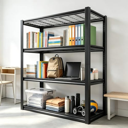 REIBII 40" W Garage Shelving with Double-Layer Frame for Homeowners and DIY - size: 40"W x 19.7"D x 59.9"H