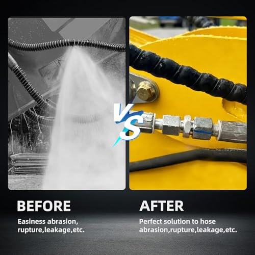 2PCS M14 to M16 Hydraulic Quick Connect Adapter, Metric M14 Female M16 Male Hydraulic Fitting for AGT Mini Excavator Hydraulic Hose