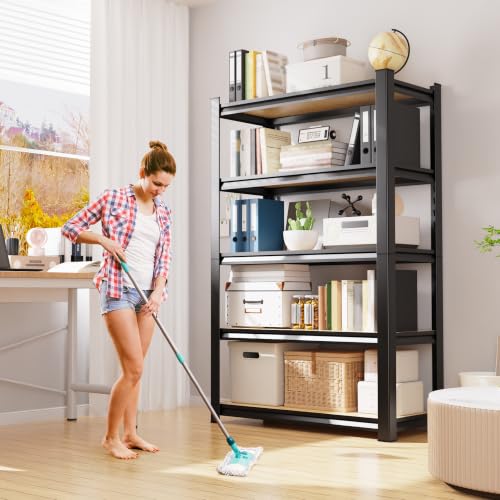 2Pack 3 Tier Garage Shelving,Garage Storage Shelves,Adjustable Heavy Duty Metal Shelving Units and Storage Large Rack,Utility Steel Shelf For Shop Warehouse Pantry Basement Organizers 35"Hx33"Wx16"D - size: 35"Wx16"Dx33.5"H