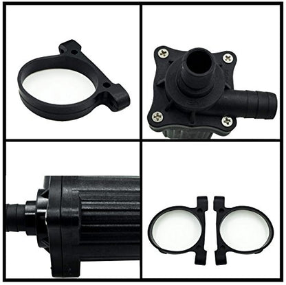 AUBIG DC40A-1245 DC 12V 1.2A 14.4W Brushless Magnetic Drive Centrifugal Submersible Oil Water Mini Pump 620L/H 4.5M/14.7ft - color: Max Flow Rate: 620l/H